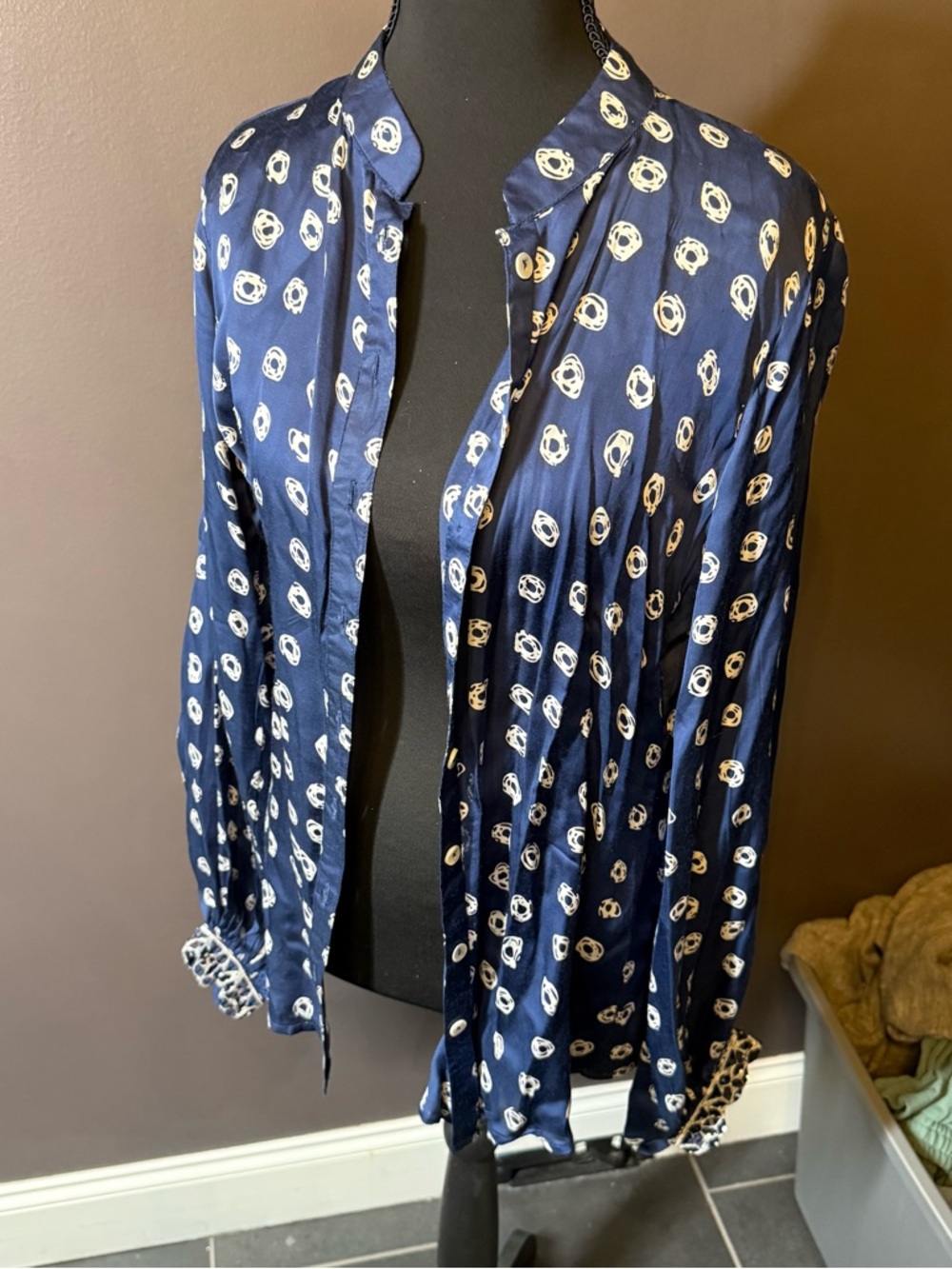Indian or Pakistani blue top and skirt matching set